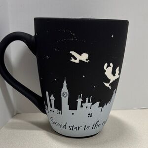 Disney’s Peter Pan Mug Second Star to the Right &  Straight on Till Morning NEW